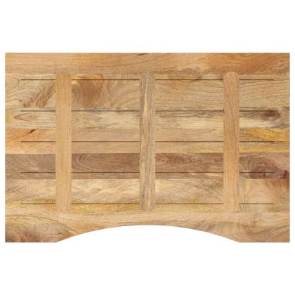 Плот за бюро с извивка 80x60x2,5 см грубо мангово дърво масив