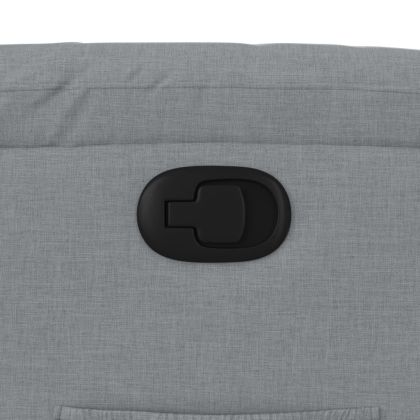 Реклайнер стол, светлосив, текстил