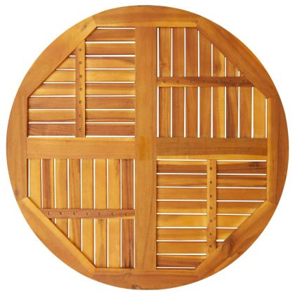 Плот за маса, Ø90x2,2 см, кръгъл, акациево дърво масив