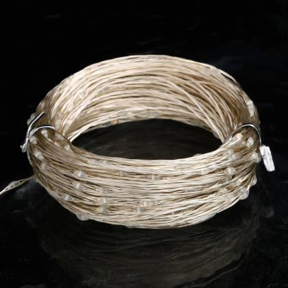 LED микро стринг лампички 40 м 400 LED сини 8 функции