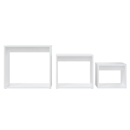 Стифиращи маси, 3 бр, бели, ПДЧ