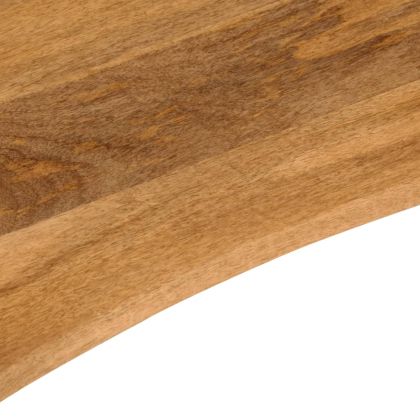 Плот за бюро с извивка 120x50x2,5 см грубо мангово дърво масив