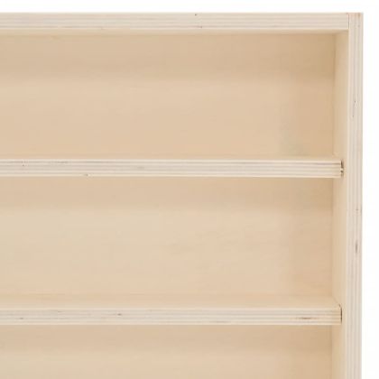 Дървена колекционерска витрина с врати 80x8,5x37 см