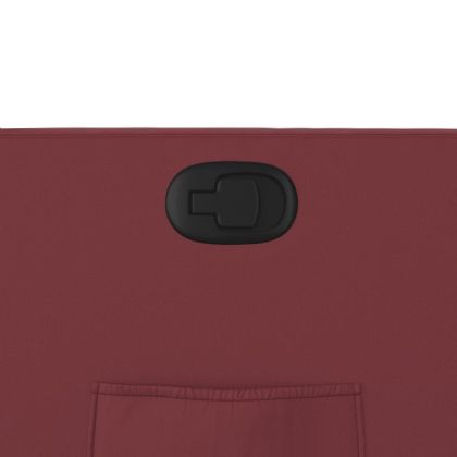 Реклайнер стол, виненочервен, изкуствена кожа