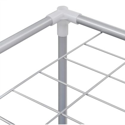 Кош за сортиране на пране с 2 секции и горен рафт за сушене