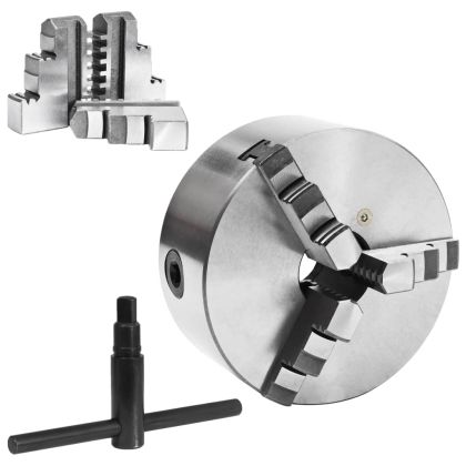 3-челюстен самоцентриращ се патронник, 160 мм, стомана