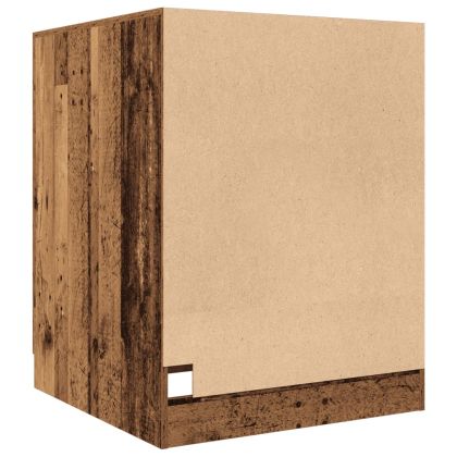 Шкаф за пералня старо дърво 70,5x71,5x91,5 см