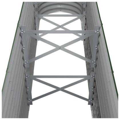 Градинска повдигната леха поцинкована стомана зелена