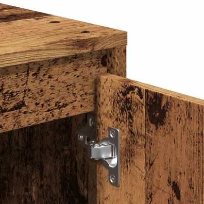 ТВ шкаф, старо дърво, 102x37,5x52,5 см, инженерно дърво