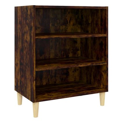 Бюфет опушен дъб 57x35x70 см инженерно дърво