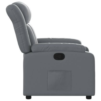 Наклоняем стол, сив, изкуствена кожа