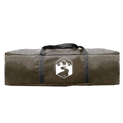 Семейна куполна палатка, 6-местна, кафява, водоустойчива