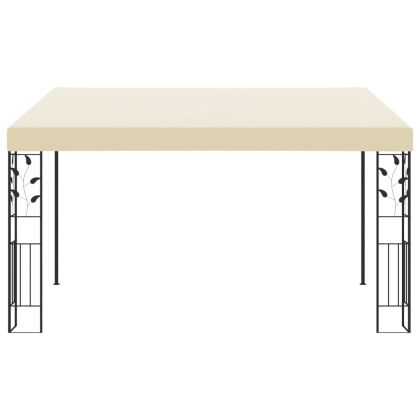 Шатра за стенен монтаж, 4x3x2,5 м, кремава