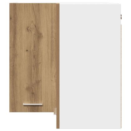 Ъглов шкаф за окачване "Lyon", дъб Artisan, 57x57x60 см, инженерно дърво
