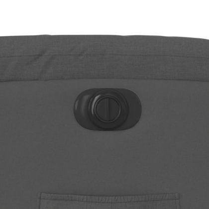 Електрически наклоняем стол, тъмносив, текстил