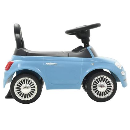 Детска кола за яздене "Fiat 500" синя