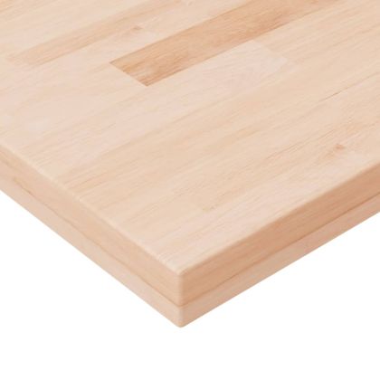 Дъска за рафт, 80x20x4 см, необработен масивен дъб