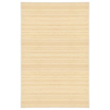 Бамбуков килим, 100x160 см, естествен цвят
