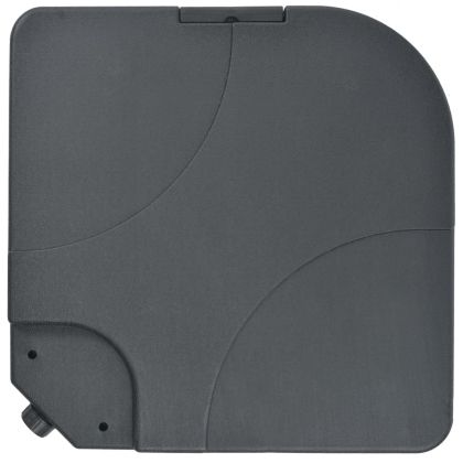 Градински чадър, с преносима основа, пясъчен