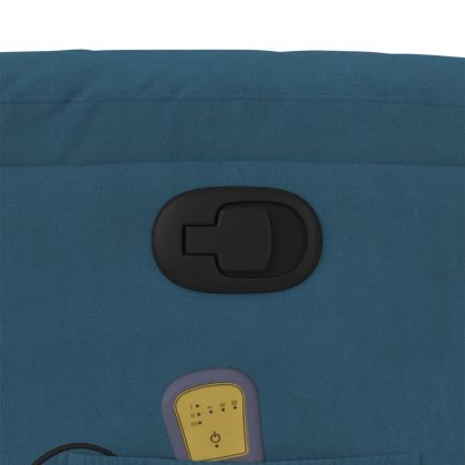 Масажен наклоняем стол, син, кадифе