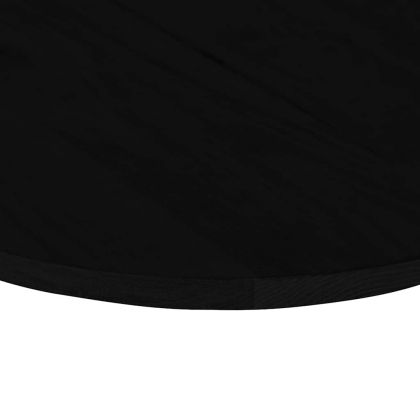 Плот за маса, тъмнокафяв, 80x40x2 см, дъб масив, овална