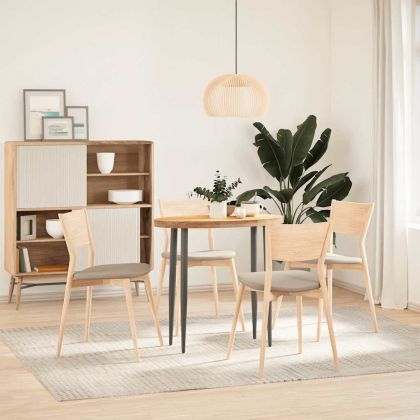 Плот за маса, 80x40x4 см, дъбово дърво масив, овална