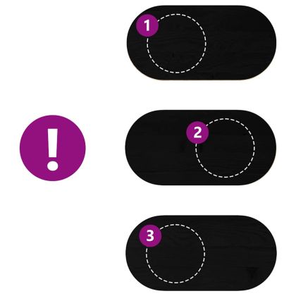 Плот за маса, тъмнокафяв, 120x60x4 см, дъб масив, овална