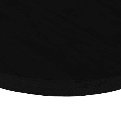 Плот за маса, тъмнокафяв, 120x60x4 см, дъб масив, овална