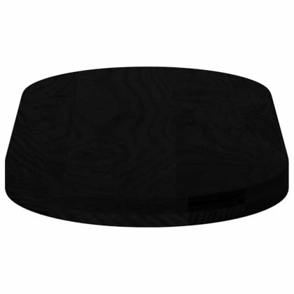 Плот за маса, тъмнокафяв, 80x40x4 см, дъб масив, овална