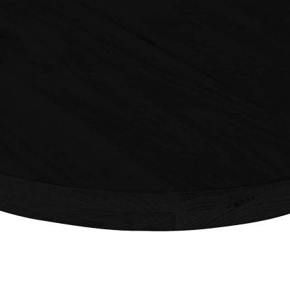 Плот за маса, тъмнокафяв, 80x40x4 см, дъб масив, овална