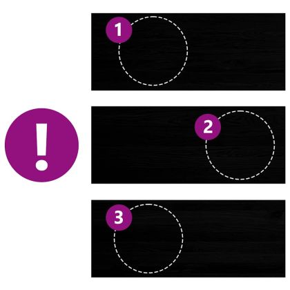 Прозоречни первази, 2 бр, тъмнокафяви, 100x40x2 см, дъб масив