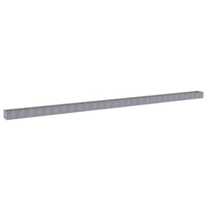 Градинска повдигната леха 1152x50x36 см кортенова стомана