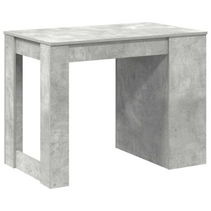 Бюро с чекмедже&рафт бетонно сив 102x62x77,5 см инженерно дърво