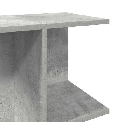 Нощни масички, 2 бр, бетонно сиво, 46,5x29x61см инженерно дърво