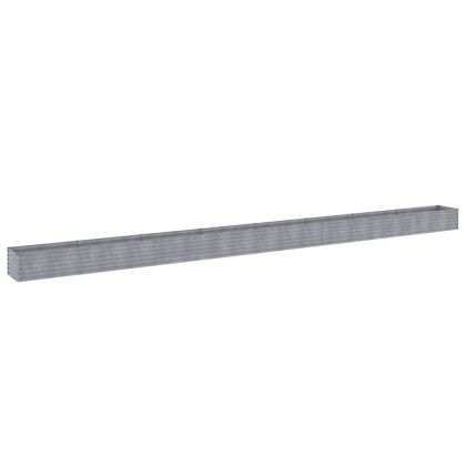 Градинска повдигната леха 770x50x36 см кортенова стомана