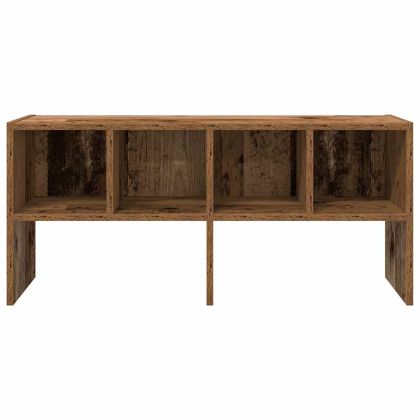 Стелаж за обувки, стифиращи, старо дърво, 89,5x30x40 см