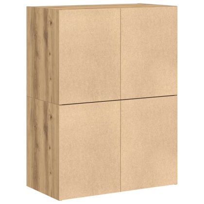 Шкафове с 2 чекмеджета 2 бр 60x31x40 см инженерно дърво