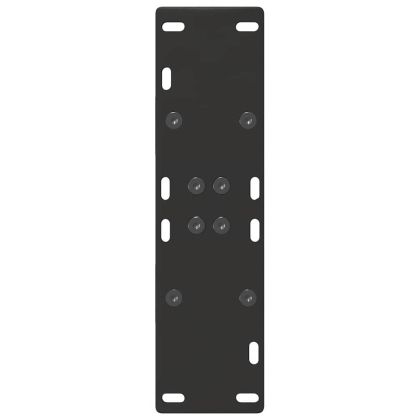 Крака за трапезна маса, А-образни, 2 бр., черни, 60 x (72-73) см, стомана