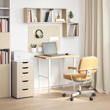 Плот на бюро 80x60x2,5 cm необработен масивен дъб правоъгълна