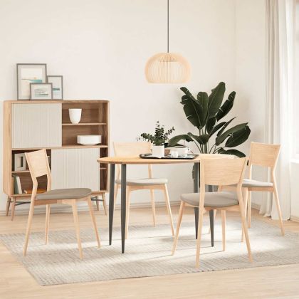 Плот за маса, 120x60x2 см, дъбово дърво масив, овална