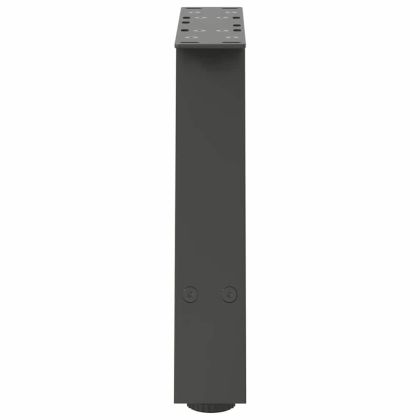 Крака за масичка за кафе, А-образни, 2 бр., антрацит, 50x(30-31) см, стомана