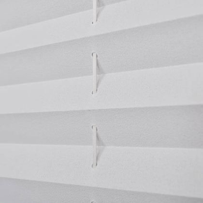 Плисирана щора 90 х 150 см, бяла