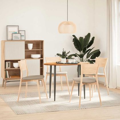 Плот за маса, светлокафяв, 100x50x2 см, дъб масив, овална