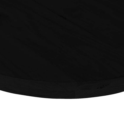 Плот за маса, тъмнокафяв, 120x60x4 см, дъб масив, овална