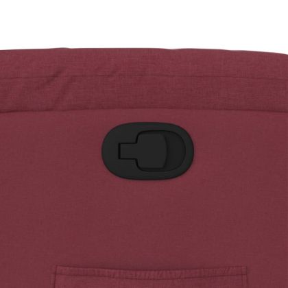 Стол реклайнер, виненочервен, текстил