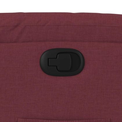 Стол реклайнер, виненочервен, текстил