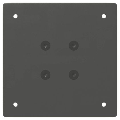 Крака за конзолна маса, 4 бр., антрацит, 72 см, стомана