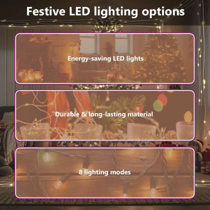 LED стринг с 300 LED топло бяло 30 м