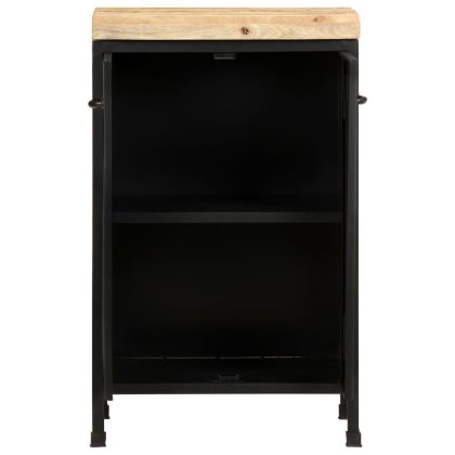 Шкаф, 47x35x76 см, грубо мангово дърво