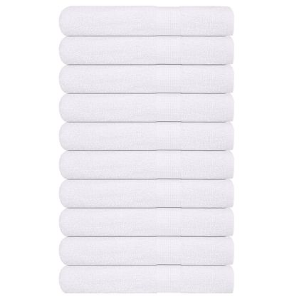 Кърпи за сауна FROGN 10 бр. Бели 80x200 см 360 г/м²